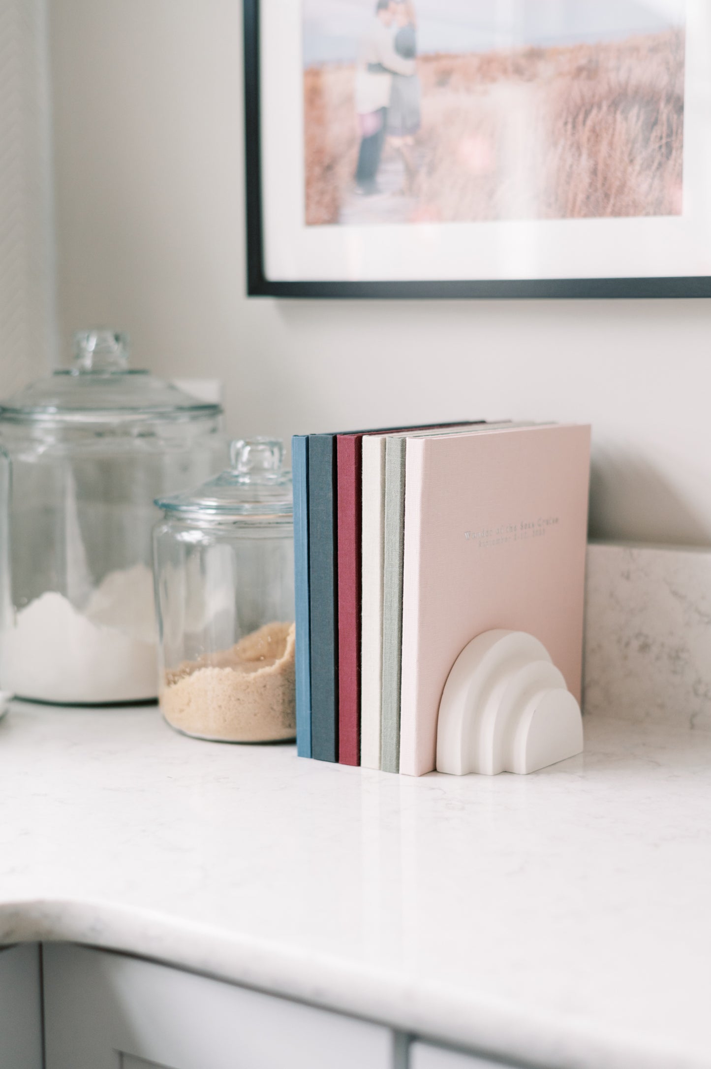 Tiered Modern Bookend