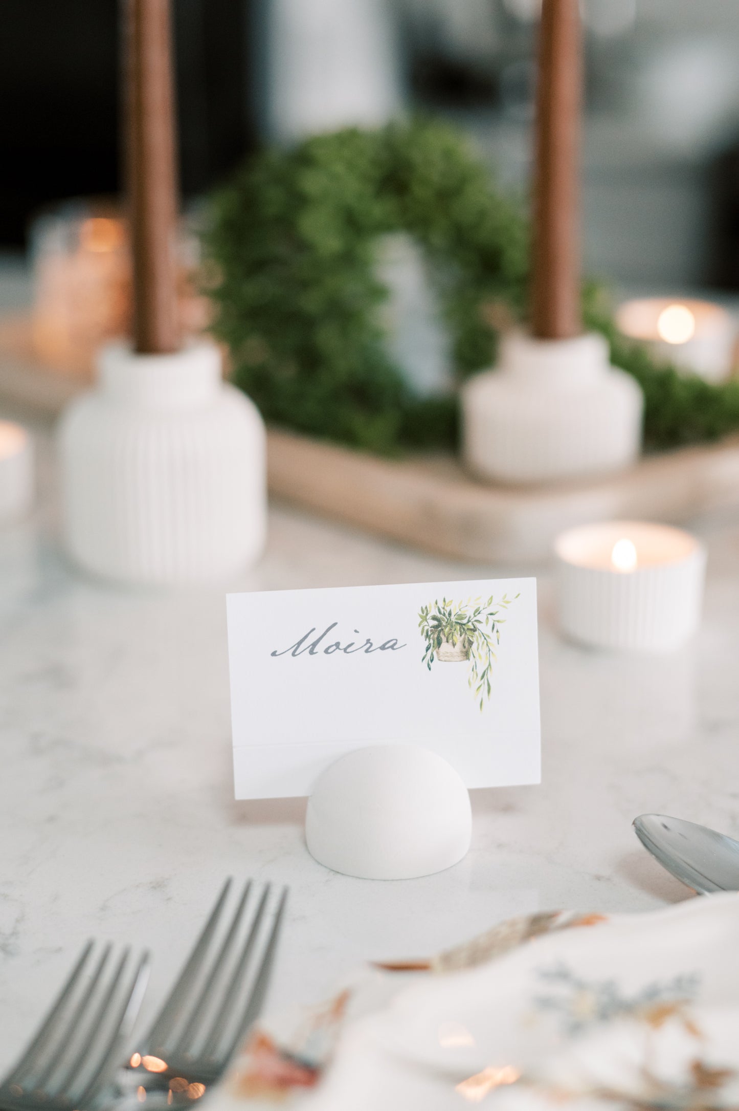 Domed Table Number Sign Holder