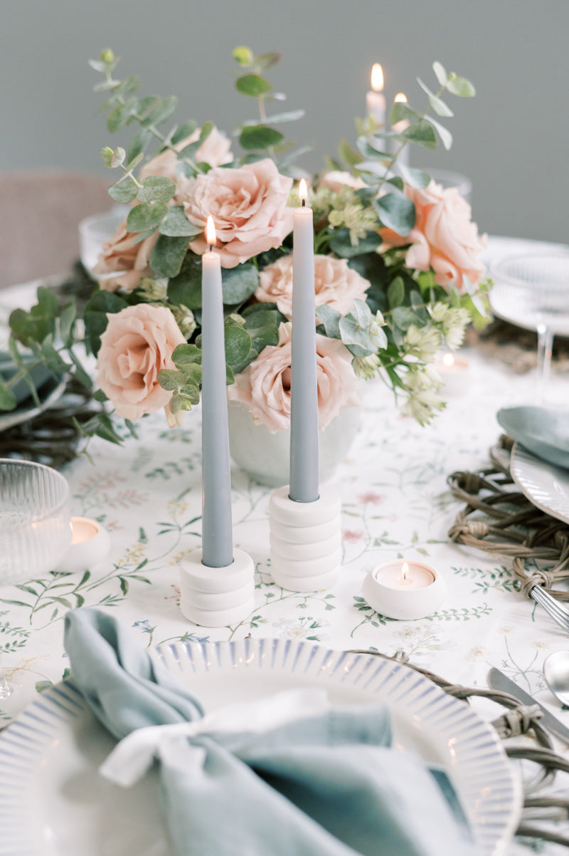 Ring Concrete Taper Candle Holder