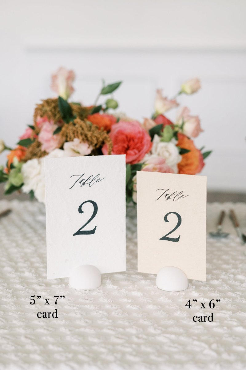 Domed Table Number Sign Holder