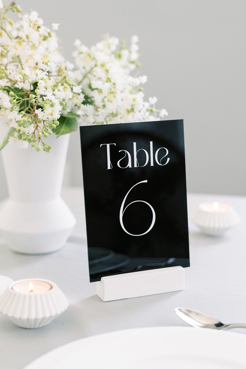 Table Number Sign Holder