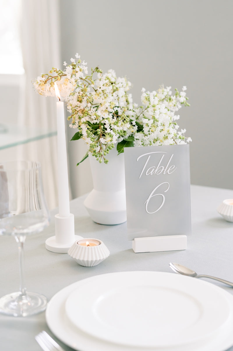 Table Number Sign Holder