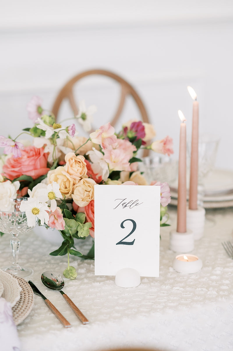 Domed Table Number Sign Holder