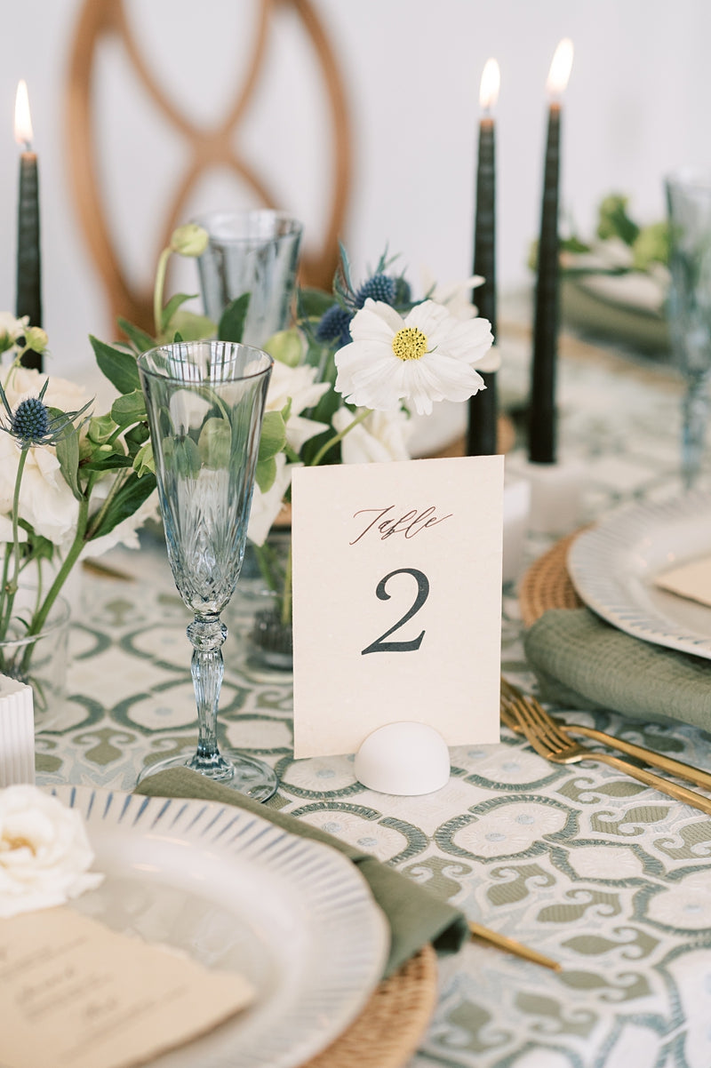 Domed Table Number Sign Holder