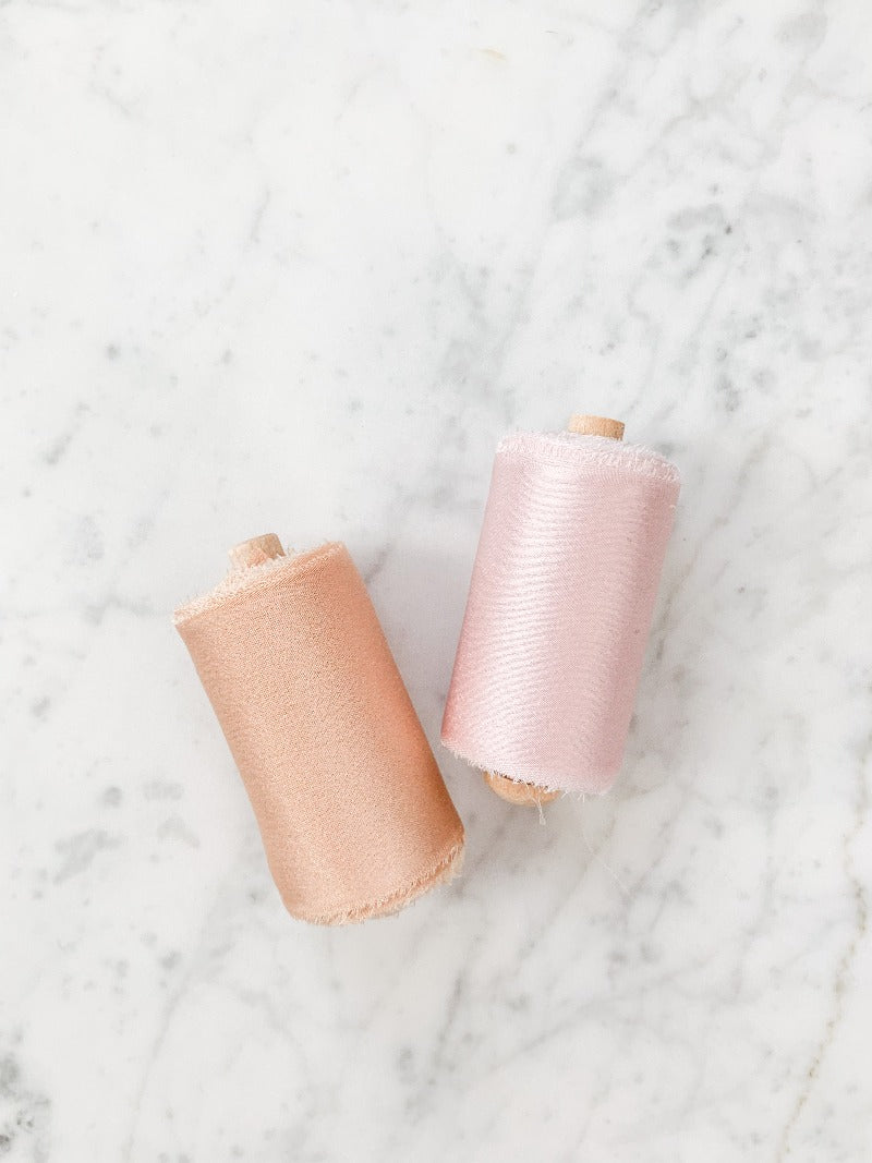 Dusty Rose Silk Ribbon