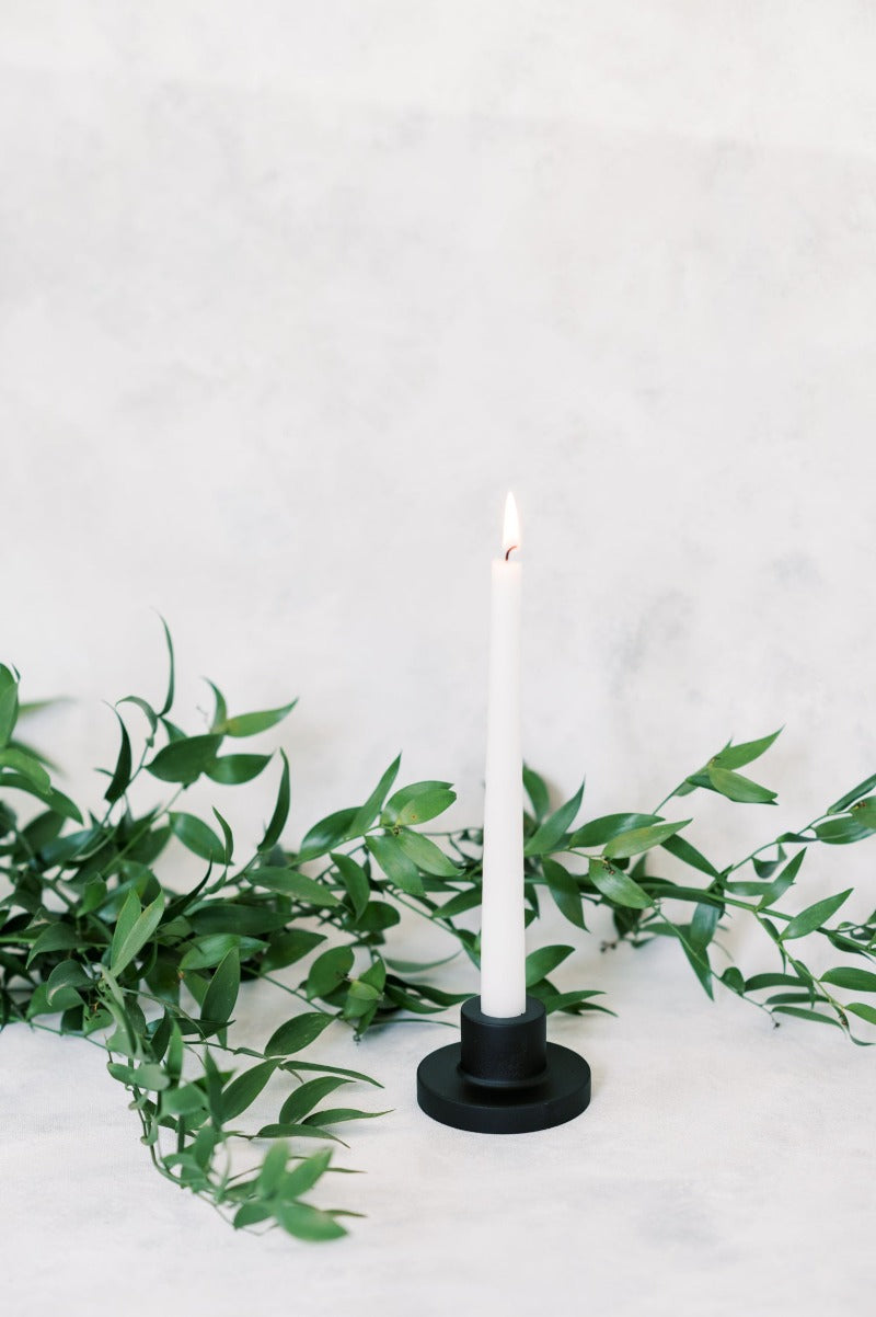 Modern Concrete Taper Candle Holder