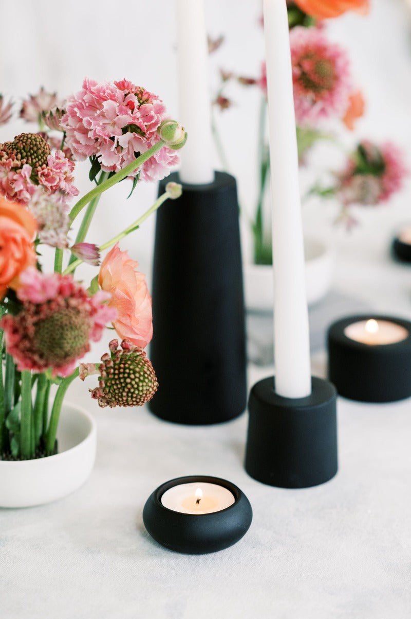 Petite Concrete Tea Light Candle Holder