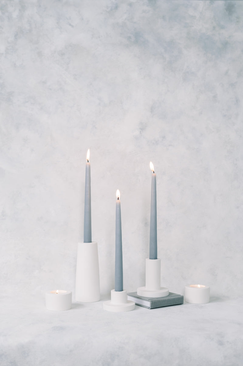 Modern Concrete Taper Candle Holder