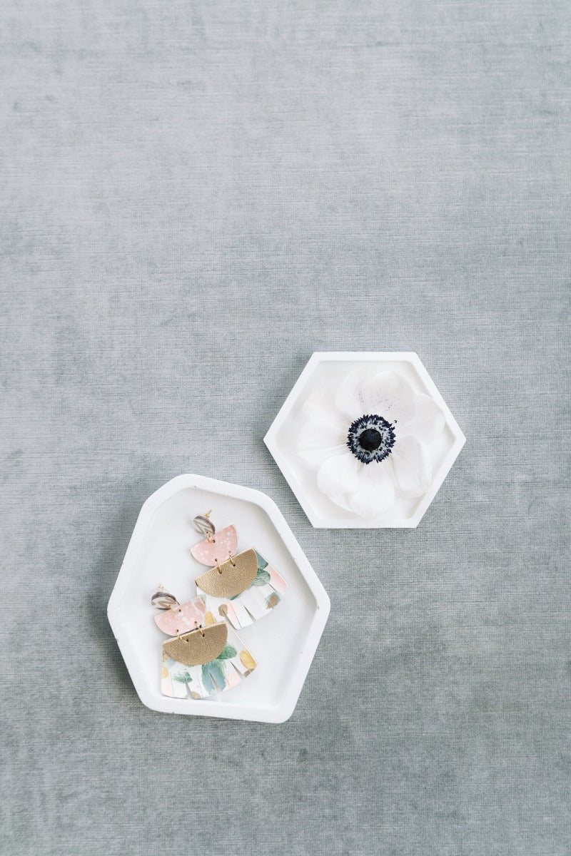 Hexagon Concrete Dish