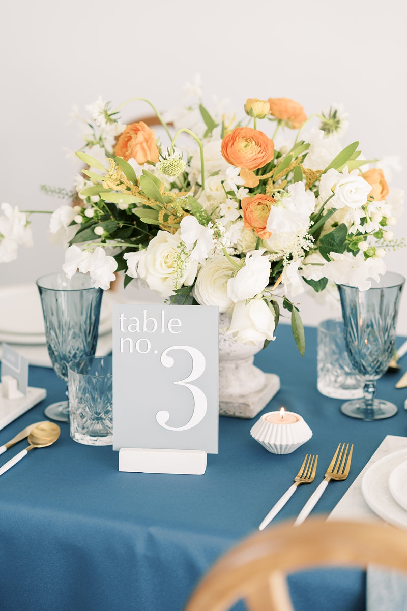 Table Number Sign Holder