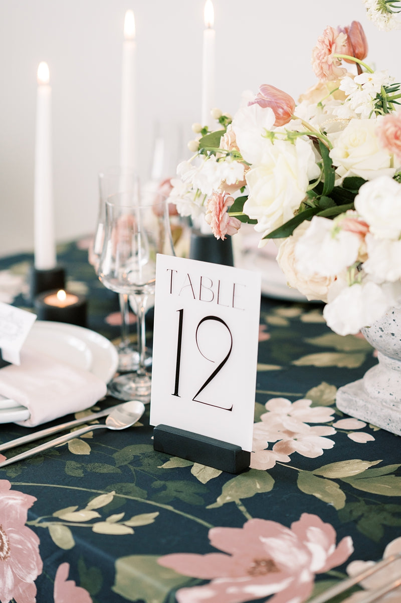 Table Number Sign Holder