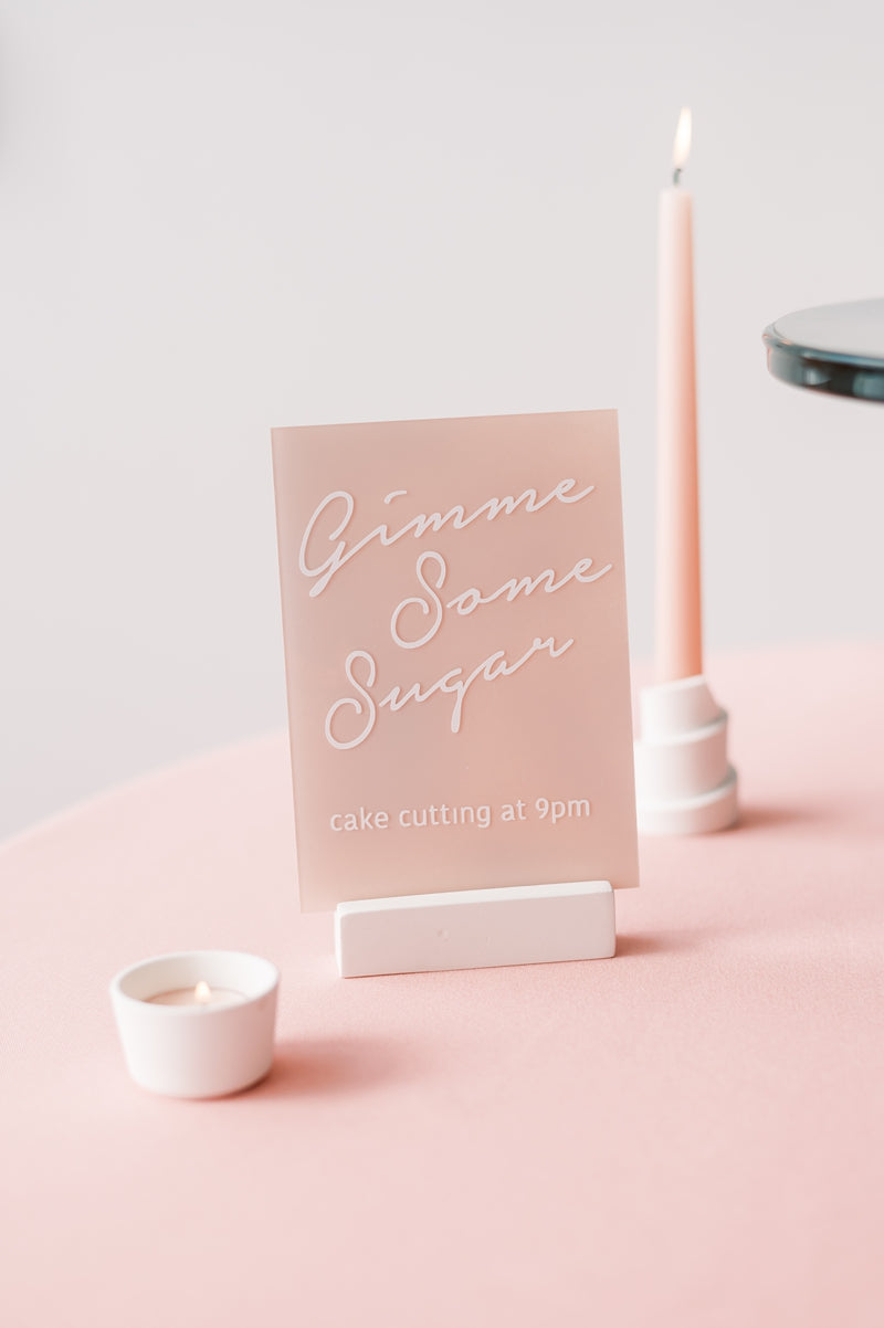 Table Number Sign Holder