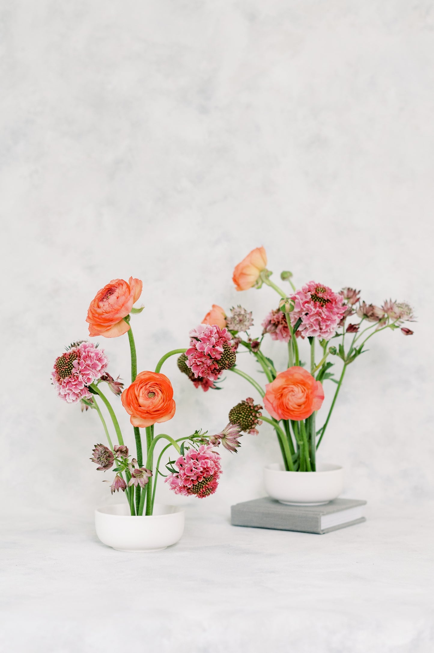 Short Flower Frog Bowl