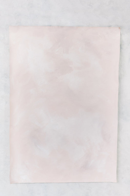 Pink Hand Painted Canvas Styling Mat - Style A