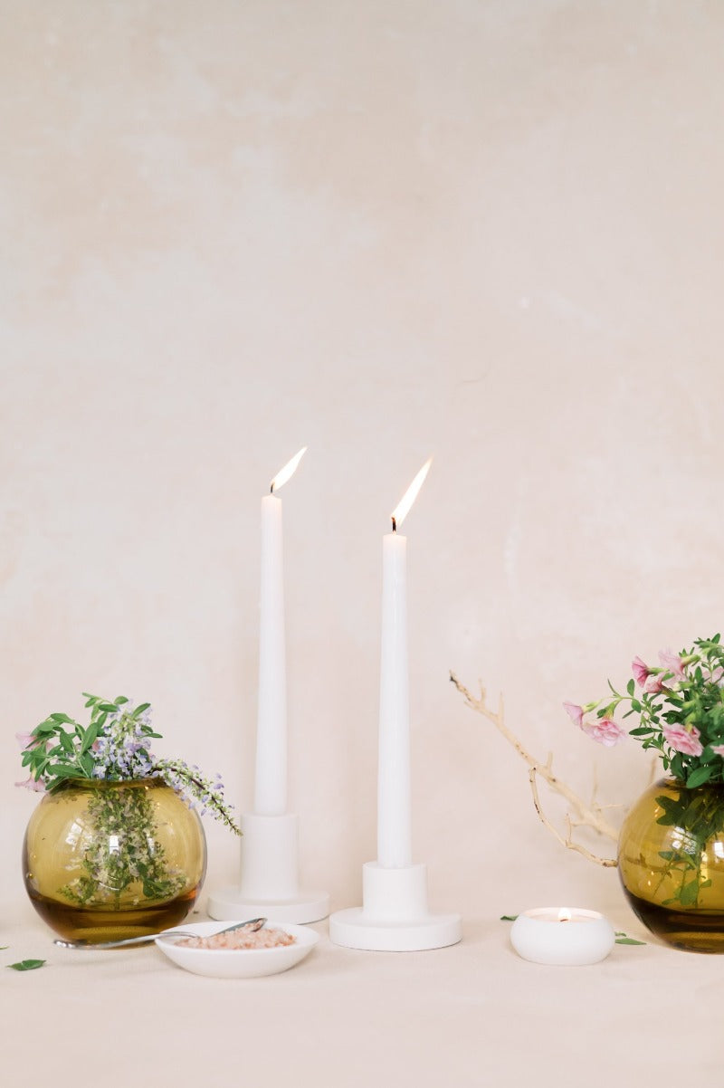 Modern Concrete Taper Candle Holder