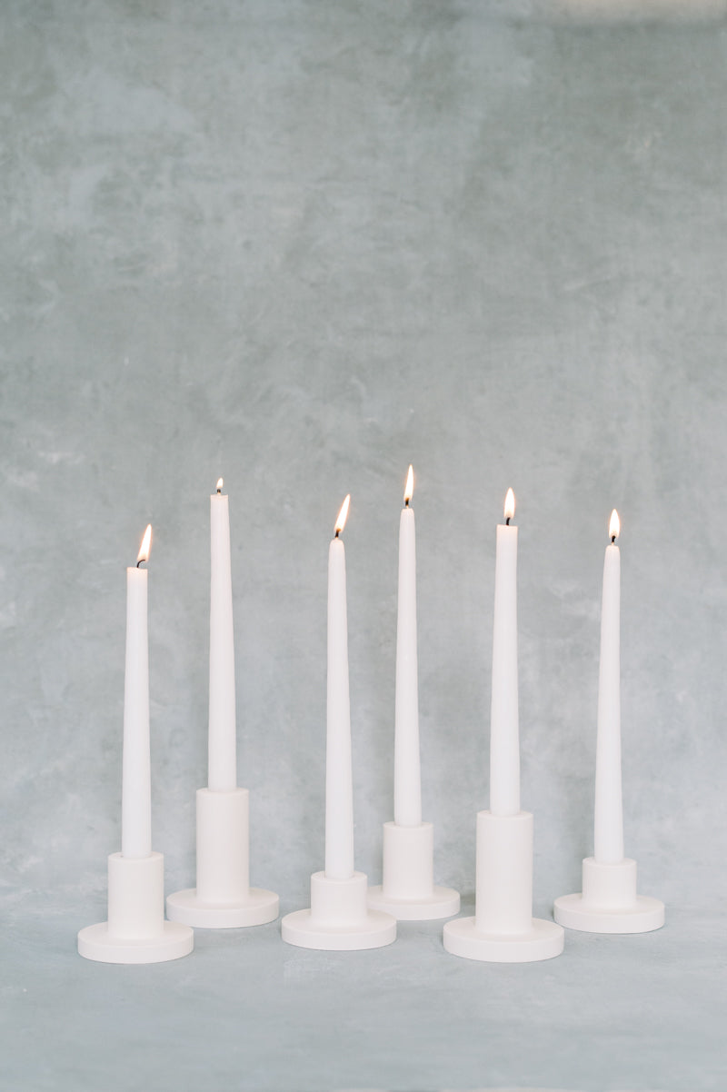 Modern Concrete Taper Candle Holder