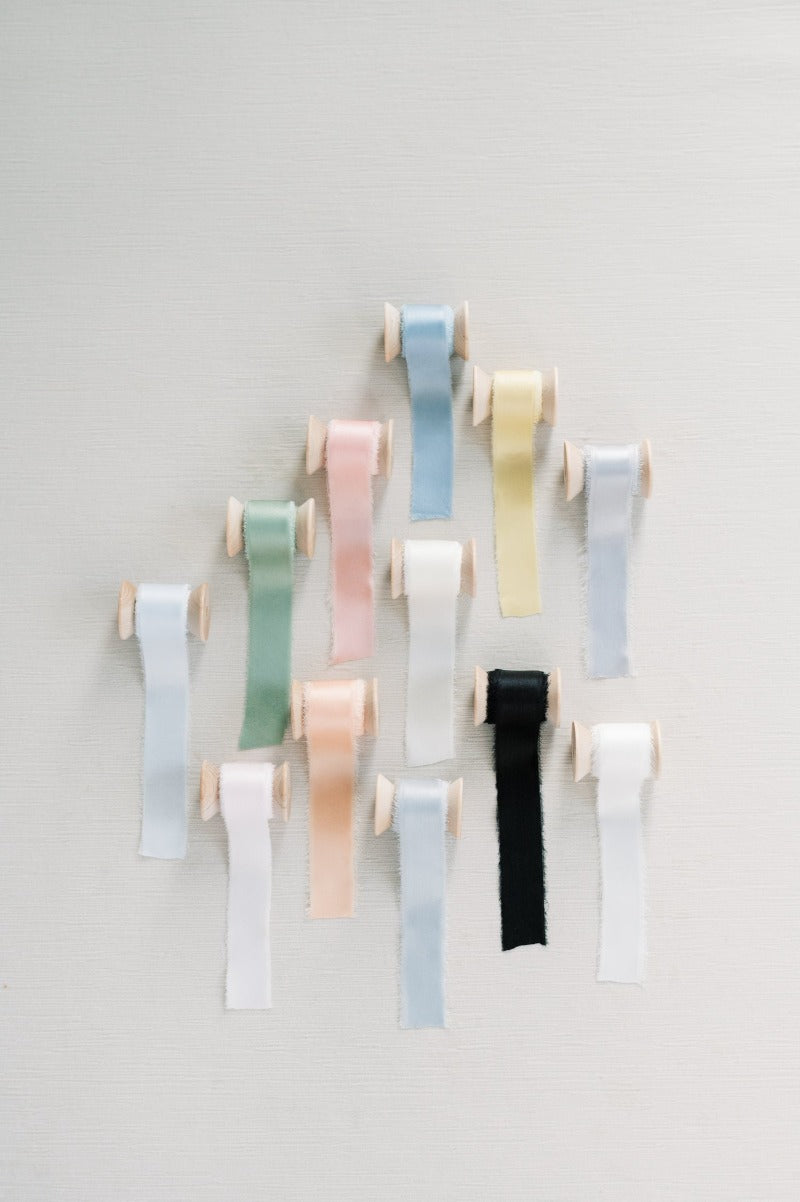 Blush Pink Silk Ribbon