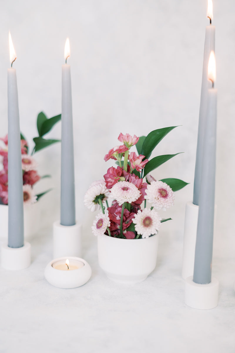 Tall Flower Frog Bowl